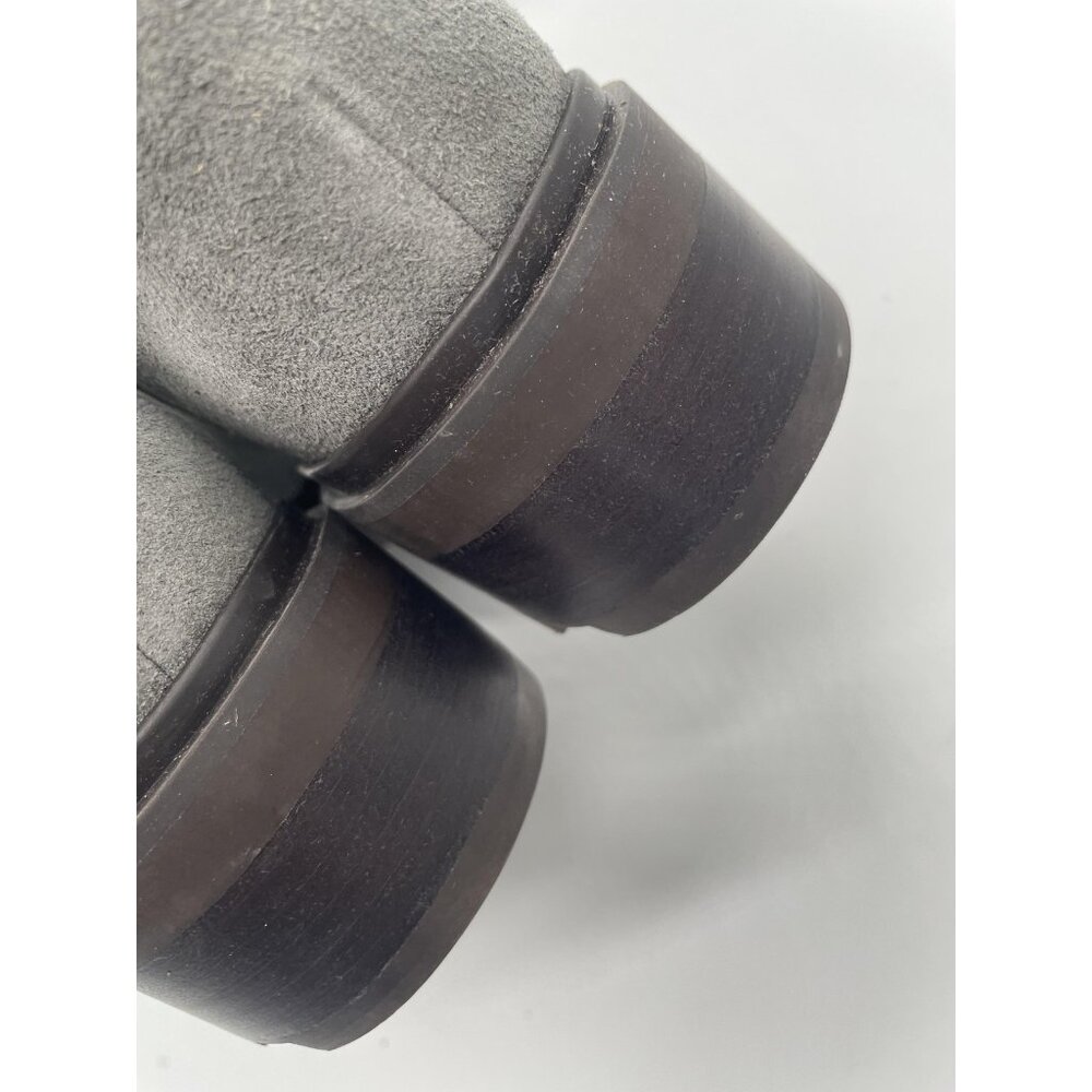 NEW Madewell Boots Womens Sz 9 Gray Wyckoff Chelsea Ankle Suede Lug Sole NN021 - Picture 7 of 9